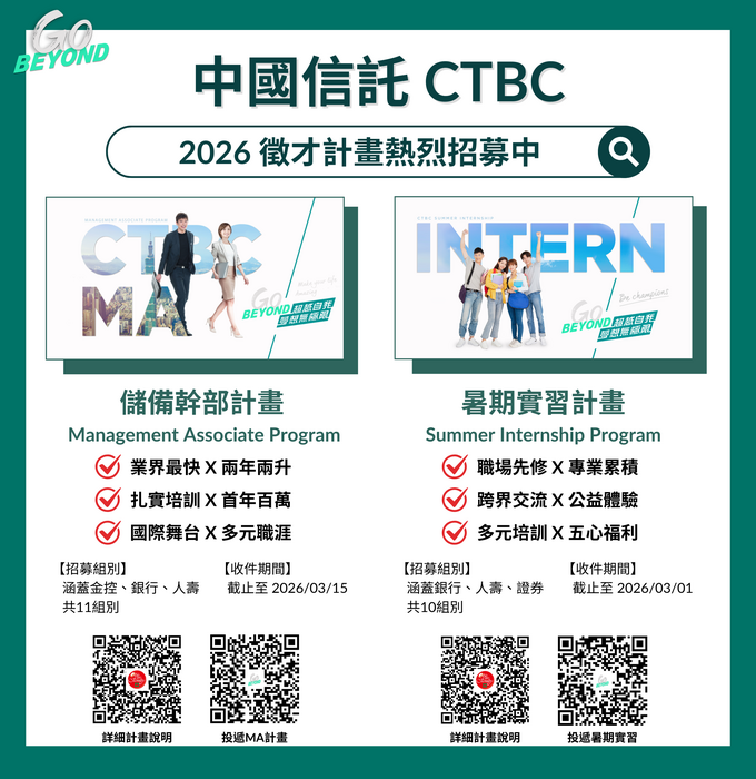 2026 MA+暑期實習計畫EDM圖片