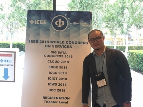 圖二、2018年在舊金山參加 IEEE BigData Congress圖片