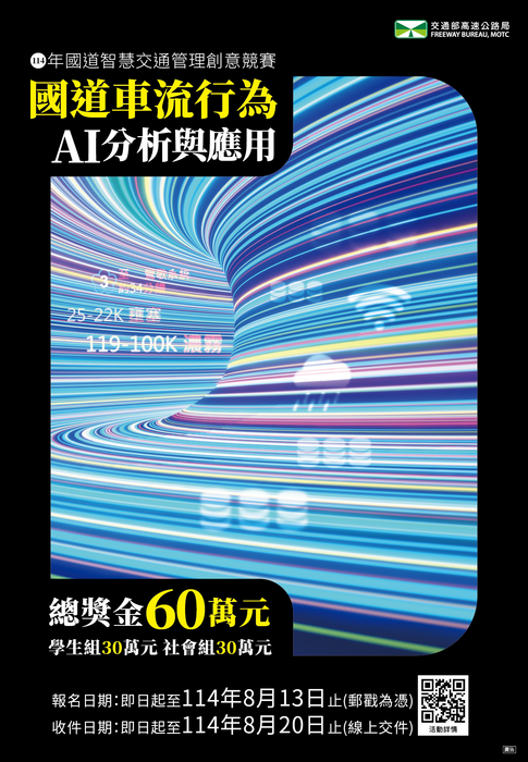 高速公路局114年國道智慧交通管理創意競賽DM